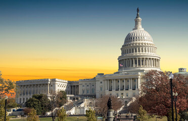 Capitol Building in Washington DC USA