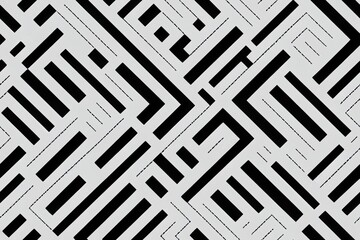 Square seamless background pattern from geometric shapes are different sizes and opacity. The pattern is evenly filled with small black yuan symbols. 2d illustration on white background