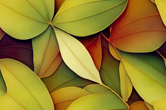 seamless leafy background