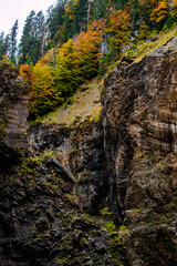 Breitbachklamm bei Herbst 