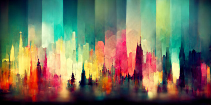 Blurred colorful wallpaper background © Ilugram 