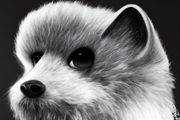 Obraz premium Anthropomorphic animal. Furry. An animal in the form of a person