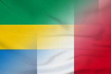 Gabon and France state flag international relations FRA GAB