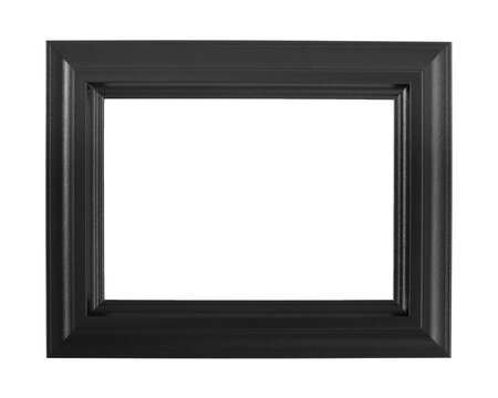 Black picture frame on white