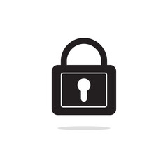 lock logo icon, vector, illustration, padlock, lock, lock logo premium, icon, lock logo design