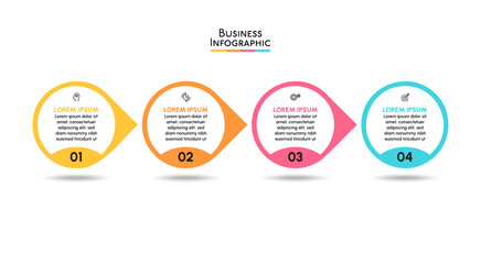 Business data visualization. timeline infographic icons designed for abstract background template milestone element modern diagram process technology digital marketing data presentation chart Vector