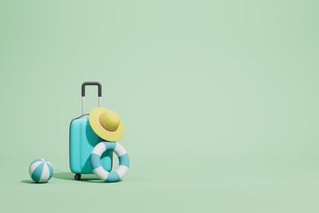 3d rendering travel concept picture