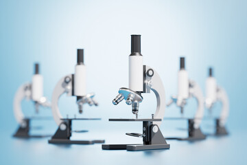 3d rendering microscope title picture