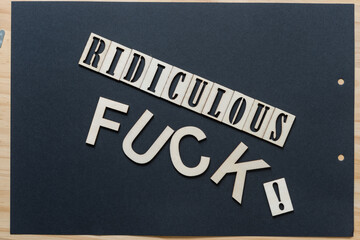 sign expressing annoyance, contempt, or impatience