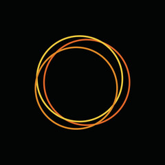 Abstract Circle logo desing. Icon Circle logo