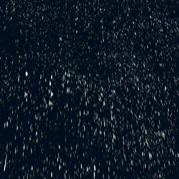 Falling Raindrops Footage Animation In Slow Motion On Dark Black Background With Fog, Lightened From Top, Rain Animation With Start And End, Perfect For Film, Digital Composition, Projection Mapping