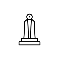 monument icon vector design templates