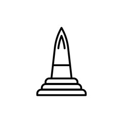 monument icon vector design templates