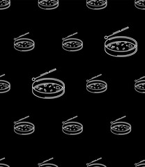 Petri Dish Icon Seamless Pattern M_2203002