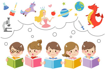 Children who fantasize by reading