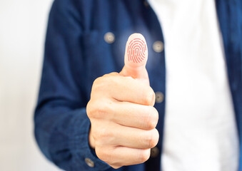 指紋認証のイメージ