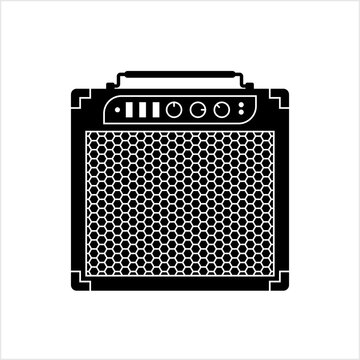 Guitar Amplifier Icon, Amp, Power Amplifier Icon