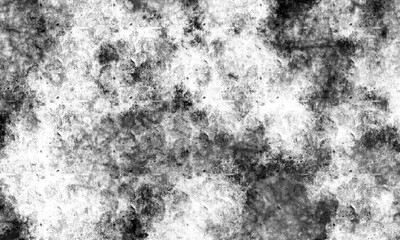 Grunge background black and white. Texture of chips, cracks, scratches, scuffs, dust, dirt. Dark monochrome surface
