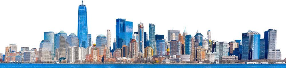 New York Skyline. Png transparent background
