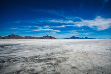 Bonneville Salt Flats In Utah