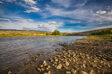Green river at Dinosaur National Monument