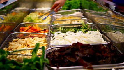 Delicious food specially served looks so delicious it makes people hungry