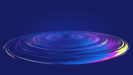 Fototapeta na wymiar Colorful spiral coil vector graphics