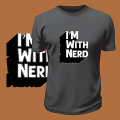 Funny Nerd Quote for Print Item