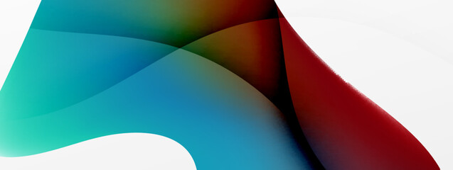 Fluid color abstract background. Liquid gradients, wave pattern. Trendy techno business template for wallpaper, banner, background or landing