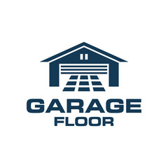 garage building logo design vector