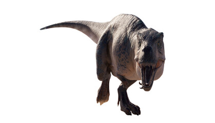 Naklejka premium dinosaur king acrocanthosaurus. acrocanthosaurus dinosaur on a blank background PNG
