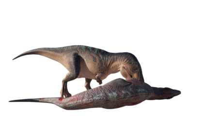dinosaur king acrocanthosaurus. acrocanthosaurus dinosaur on a blank background PNG