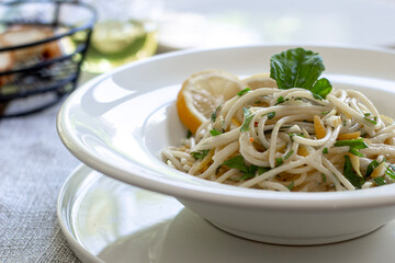pasta with pesto