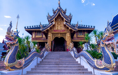 Wat Ban Den or Wat Banden complex temple in Mae Taeng District, Chiang Mai, Thailand - 536664495