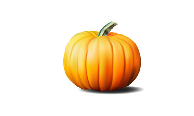 pumpkin isolated vector 