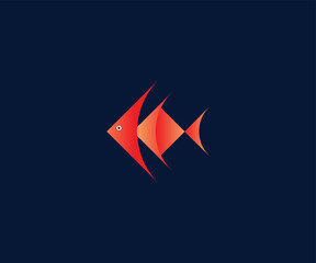 Fish Modern logo design