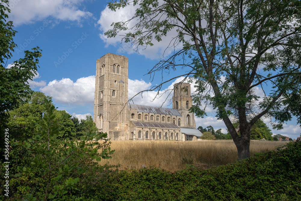 Canvas Prints wymondham abbey in nortfolk england