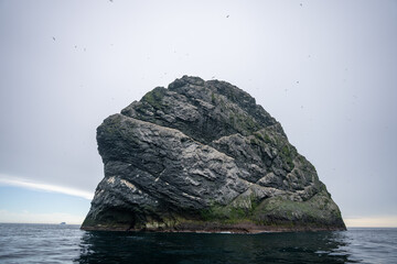Boreray Sea Stacks at St Kilda Scotland west of the Outer Hebrides