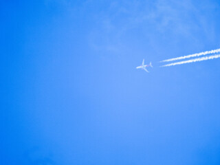 airplane in the sky