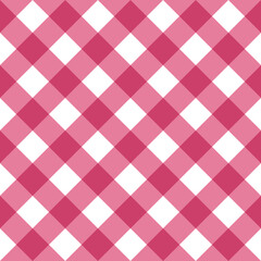 pink and white plaid