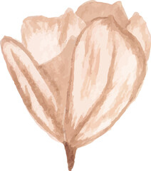 watercolor leaf minimal design 