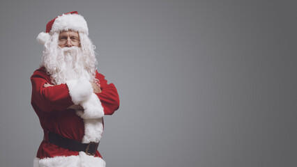 Confident happy Santa Claus portrait