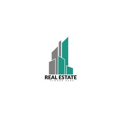 Fototapeta premium Real estate Universal business or building icon logo. company logo.