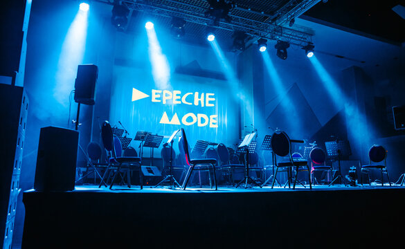 Preparing for the concert performance of cover versions of songs by Depeche Mode