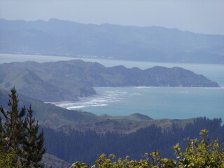 Ocean caldera in the distance