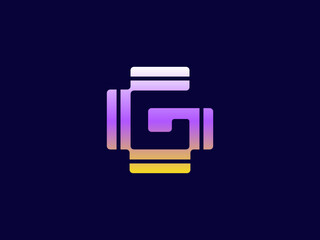 NFT Logo, G letter Logo design