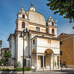 View at the Our Lady of Misericordia Church in the streets of Massa - Italy