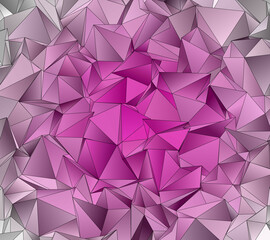 Obraz premium Abstract Low-Poly background. triangulated texture. Design 3d. Polygonal geometrical pattern. Triangular modern style