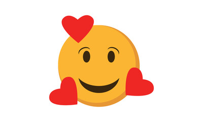Smiling Face emoji vector, Smiling Face emoticon