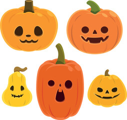 Cute Halloween Pumpkin Collection